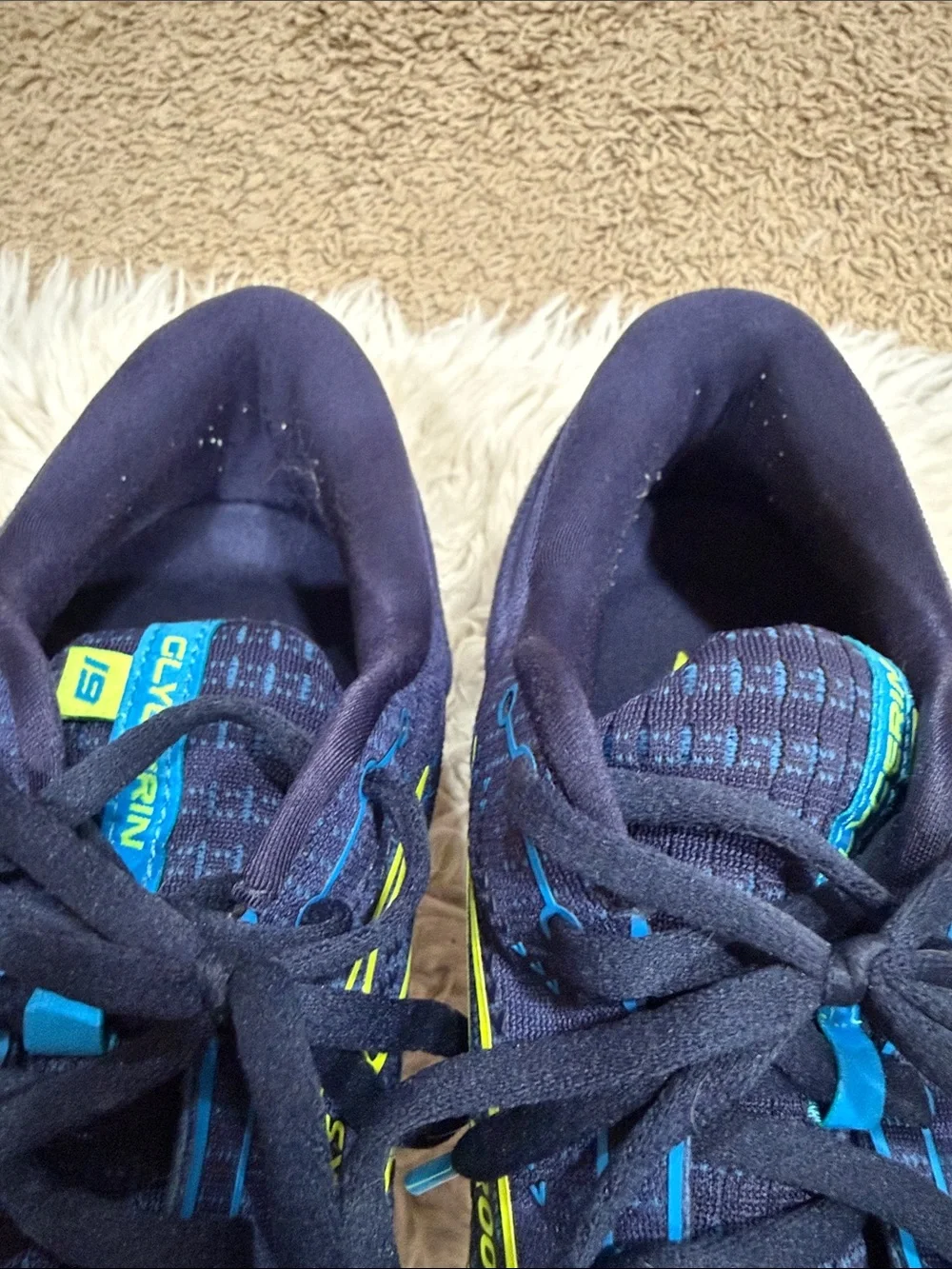 Brooks Glycerin‎ 19 Men's Comfort Running Shoes Size 14 D Blue